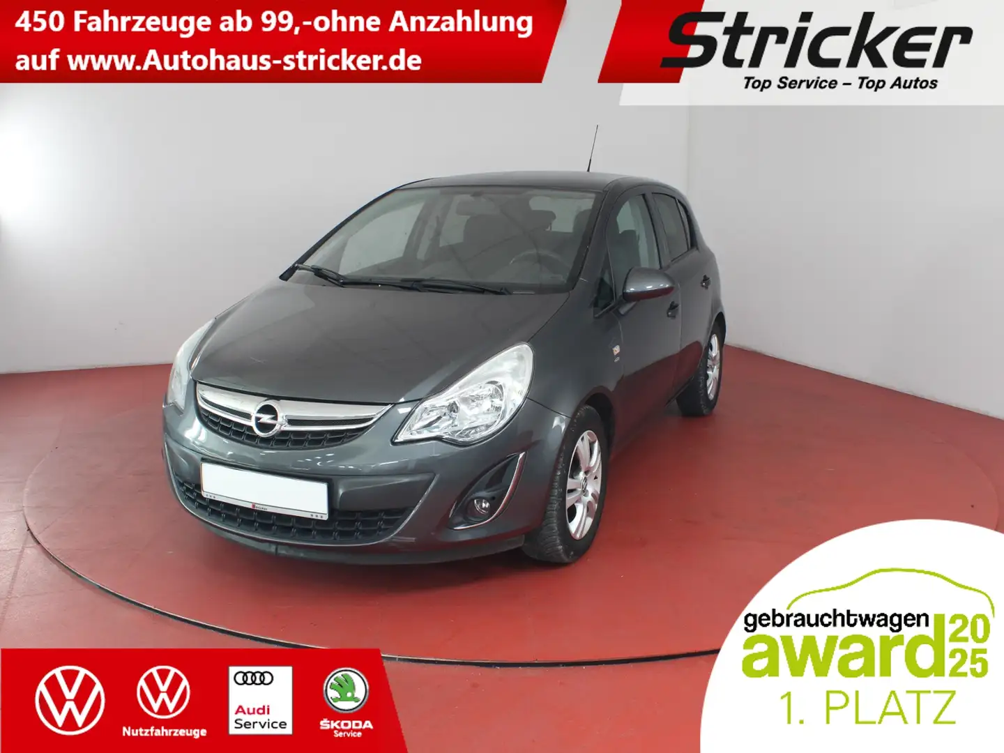 Opel Corsa Satellite 1.4 TÜV bis 05.2027 Radio Parkpilot Grau - 1