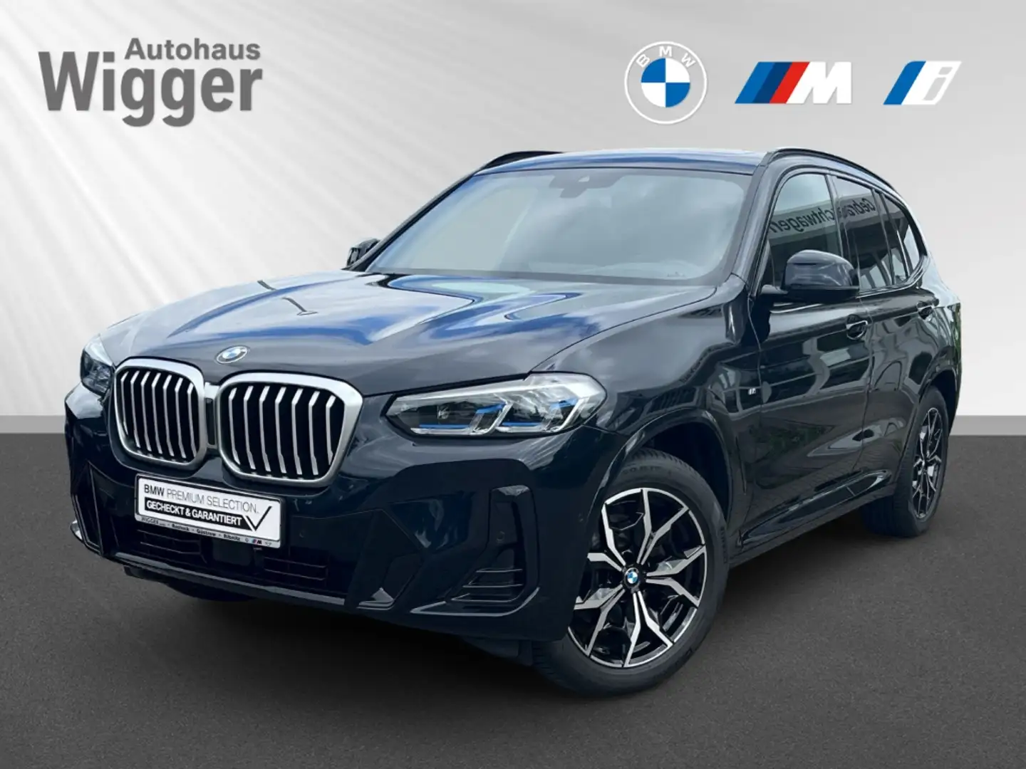 BMW X3 20d M Sport/Laser/HUD/AHK/Panodach/Navi/Leder Nero - 1