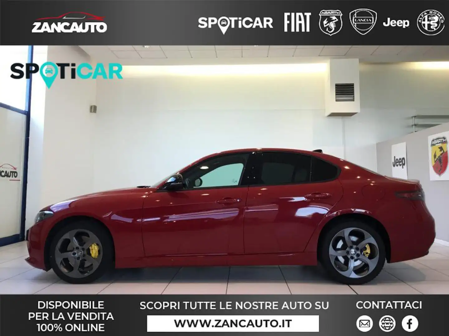 Alfa Romeo Giulia Giulia 2.0 Turbo 280 CV AT8 AWD Q4 Sprint MY24 Rosso - 1