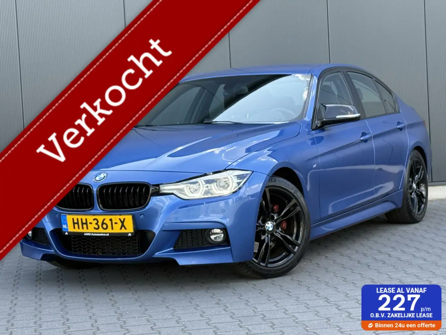 BMW 330 3-serie 330I M Sport 252PK - Alcantara - Led - LCI Blauw - 1