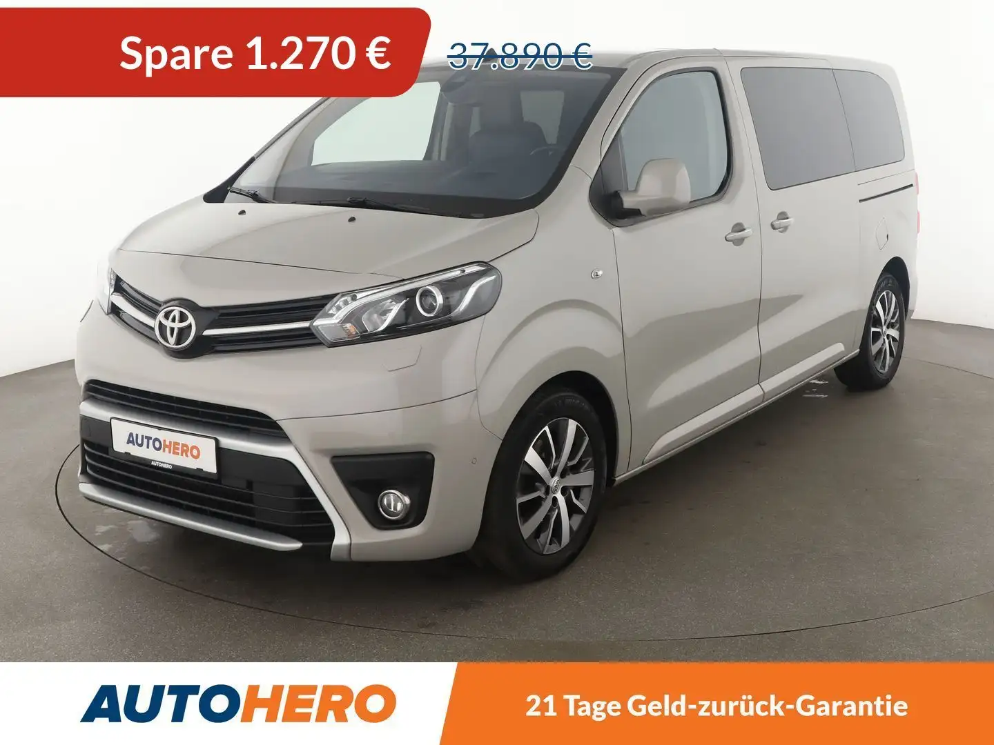 Toyota Proace 2.0 D-4D L1 Executive Aut.*NAVI*BiXENON*CAM*ACC* Grau - 1
