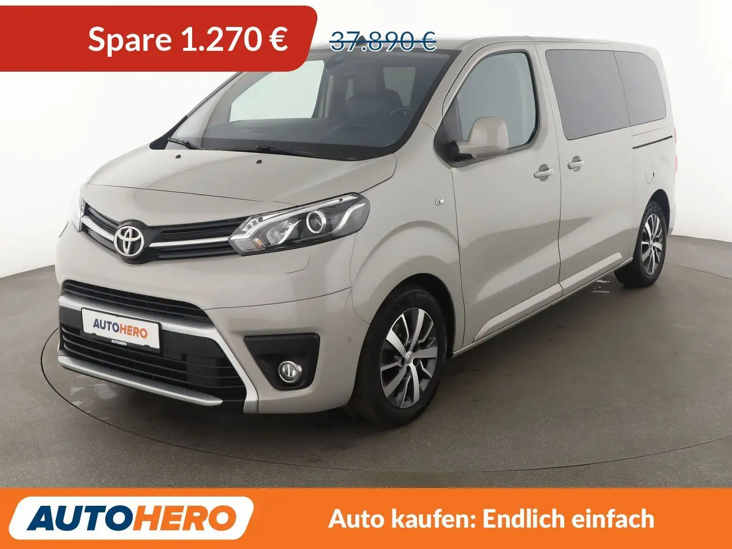 Toyota Proace 2.0 D-4D L1 Executive Aut.*NAVI*BiXENON*CAM*ACC* Grau - 1