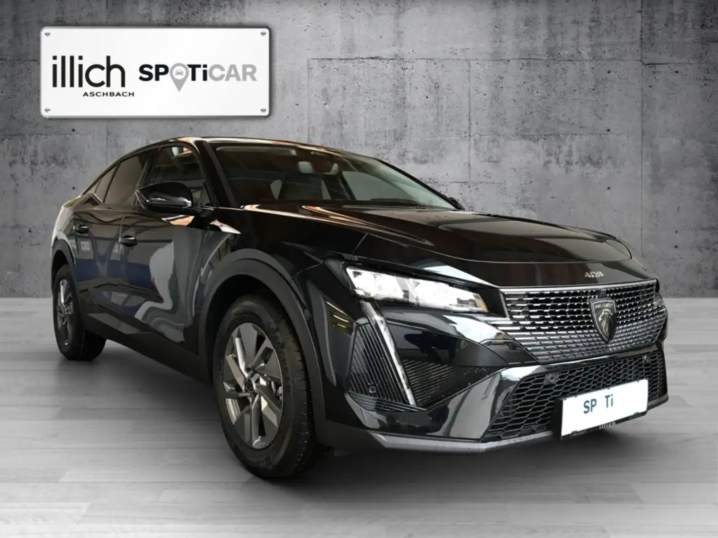 Peugeot 408 ALLURE Hybrid 145 e-DCS6 Schwarz - 1