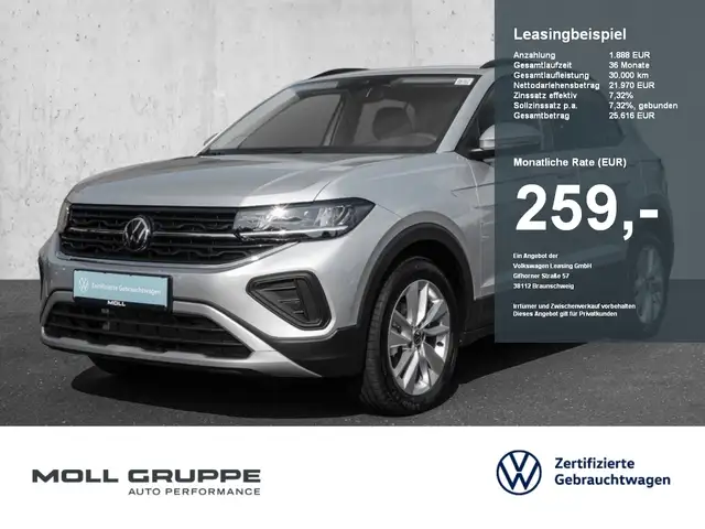 Volkswagen T-Cross 1.0 TSI Life LED KAM ALU