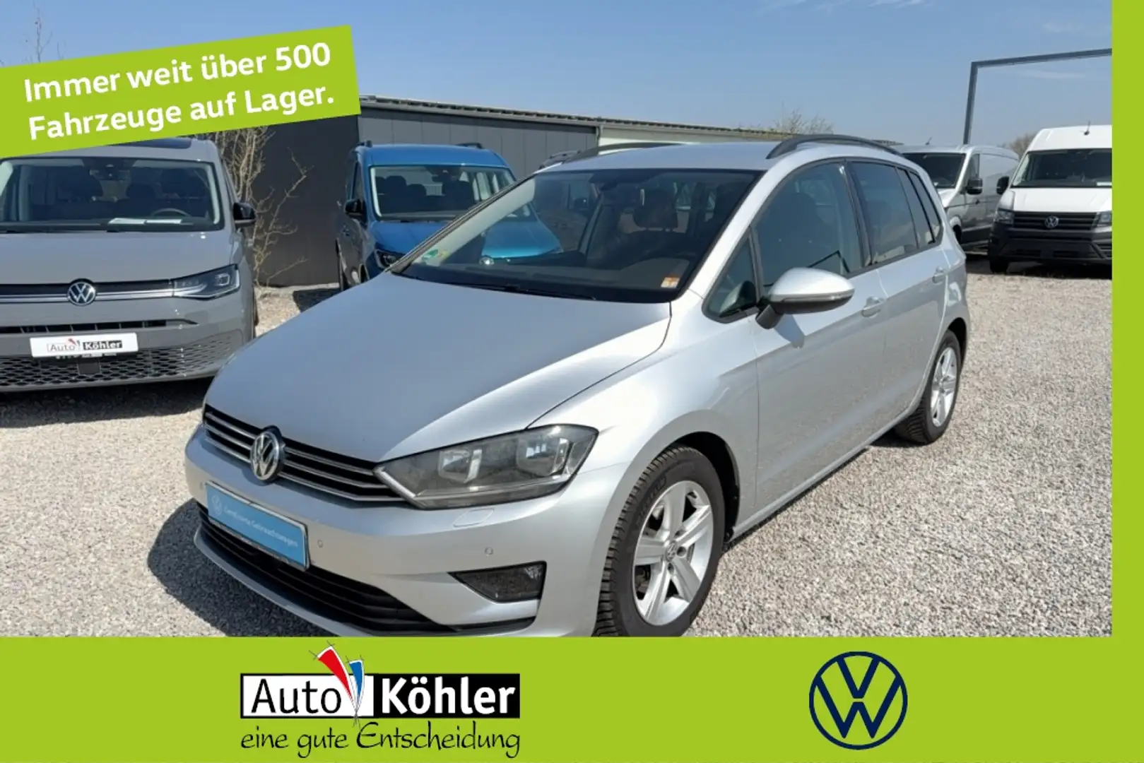 Volkswagen Golf Sportsvan TDi Nur für Gewerbe und Export Silber - 1