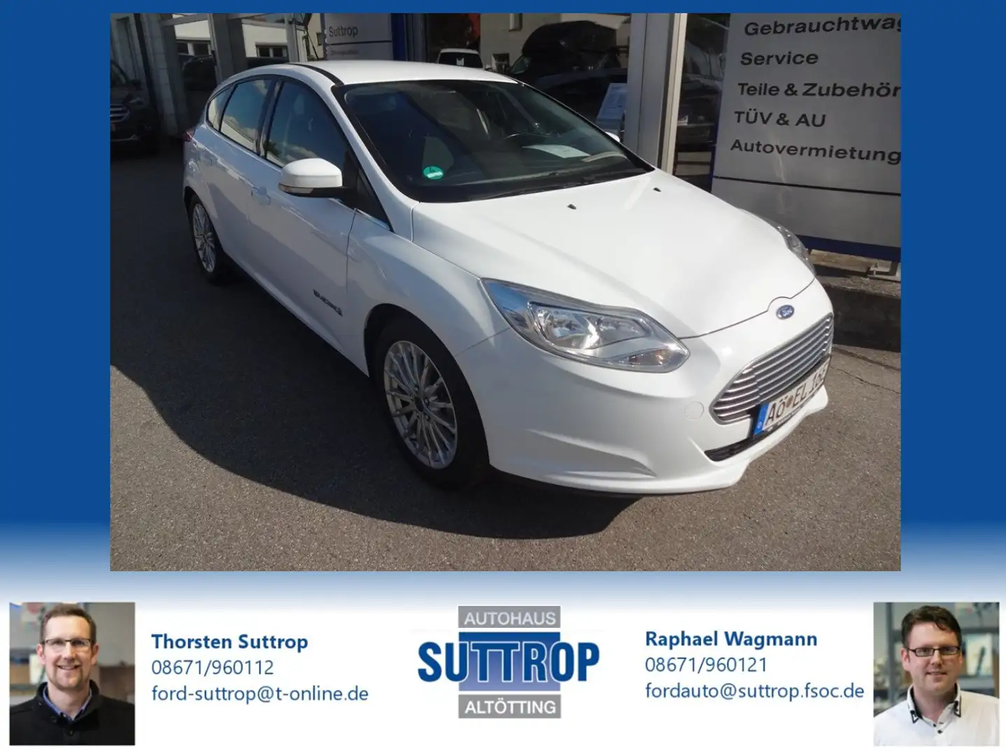 Ford Focus Electric mit einer Reichweite von ca 100km Wit - 1