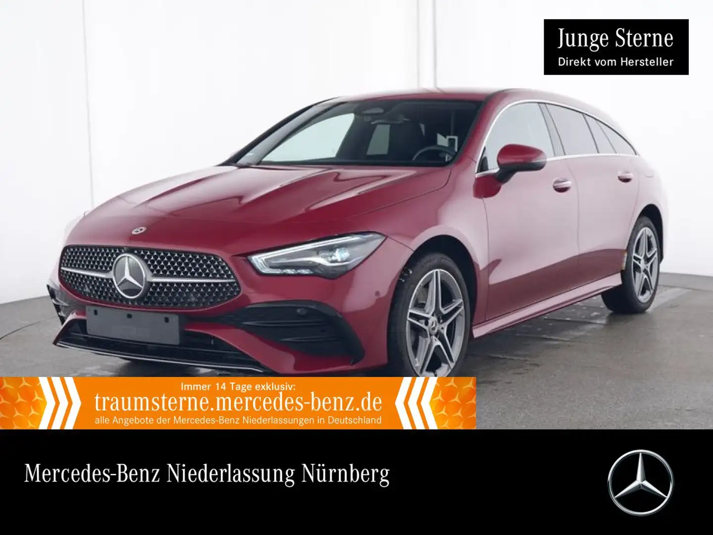 Mercedes-Benz CLA 250 e AMG+LED+KAMERA+TOTW+KEYLESS+8G Červená - 1