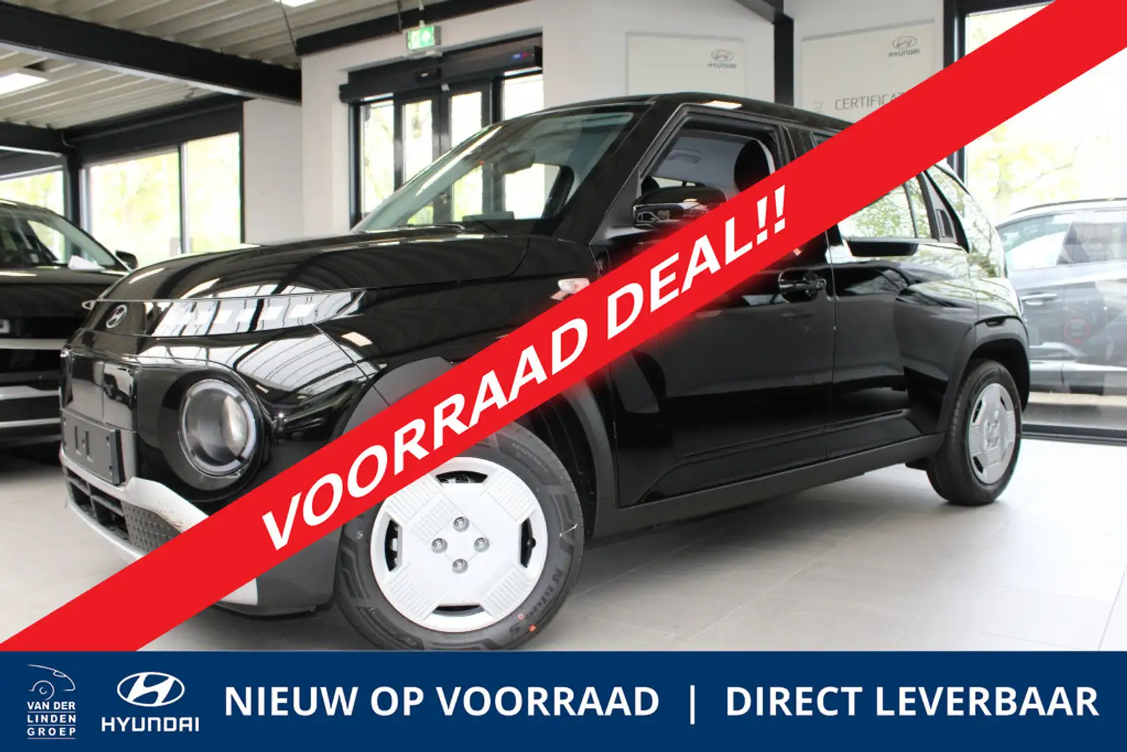 Hyundai Inster E-Motion 42 kWh "Wegrij Voordeel" Чорний - 1