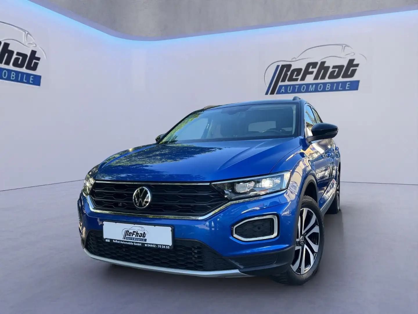 Volkswagen T-Roc Active*VIRTUAL*LED*SHZ*AHK*AMBIENTE*TOP Blau - 1