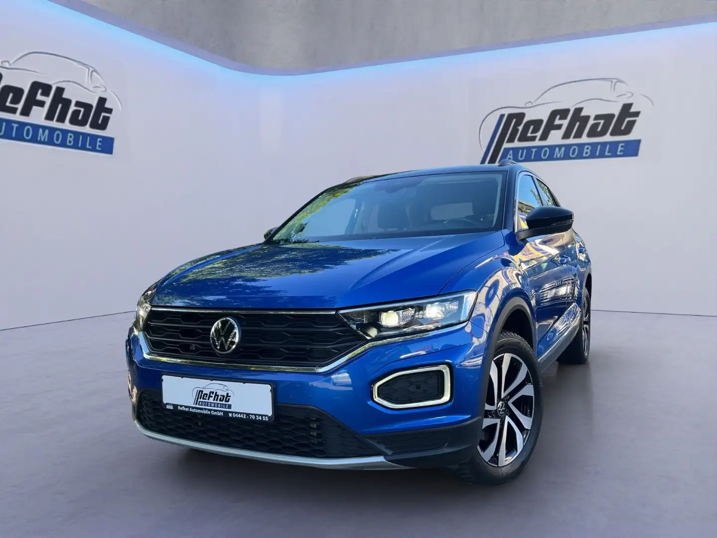 Volkswagen T-Roc Active*VIRTUAL*LED*SHZ*AHK*AMBIENTE*TOP Blau - 2