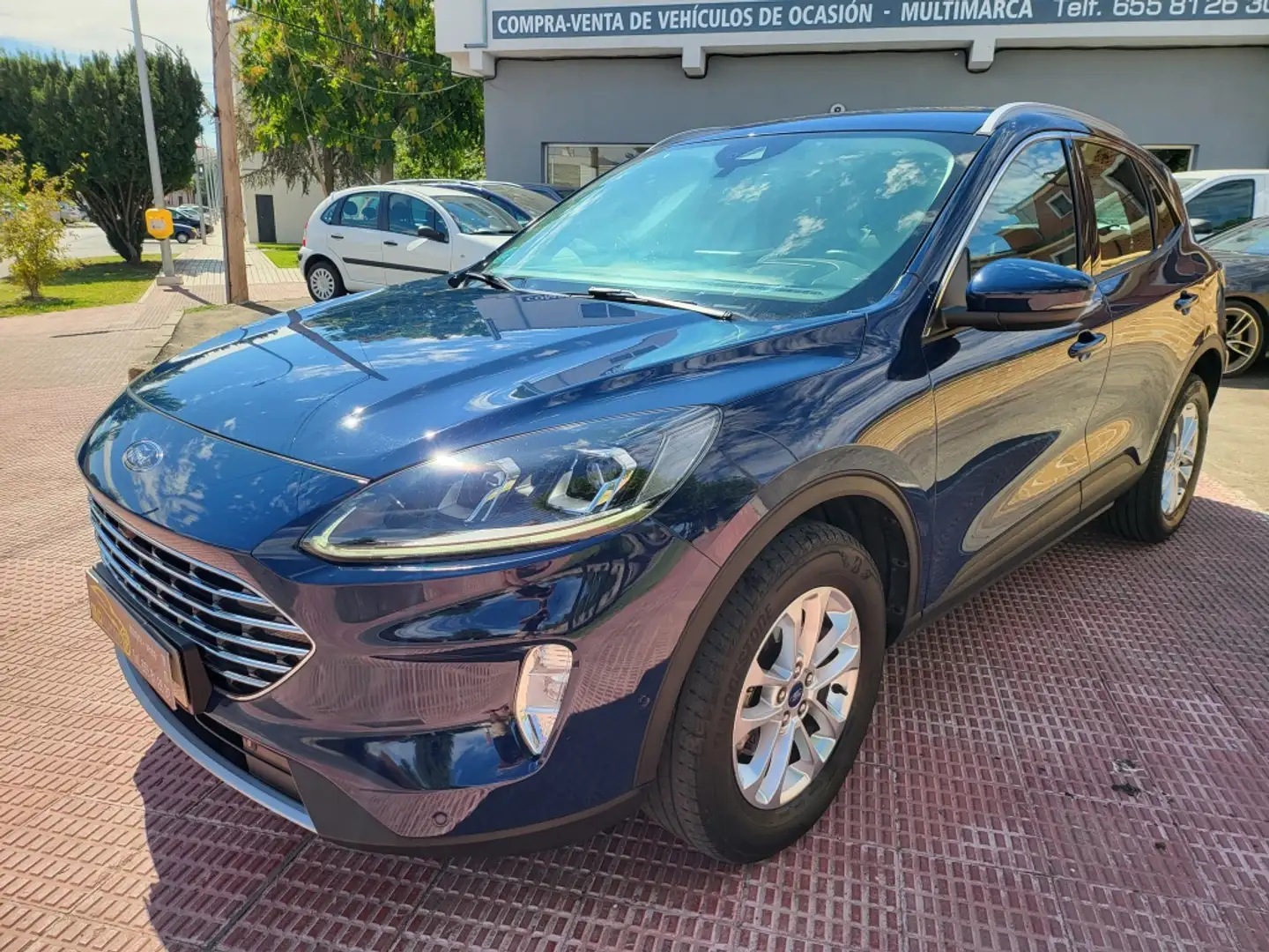 Ford Kuga 2.5 Duratec FHEV Titanium AWD Aut. Bleu - 1