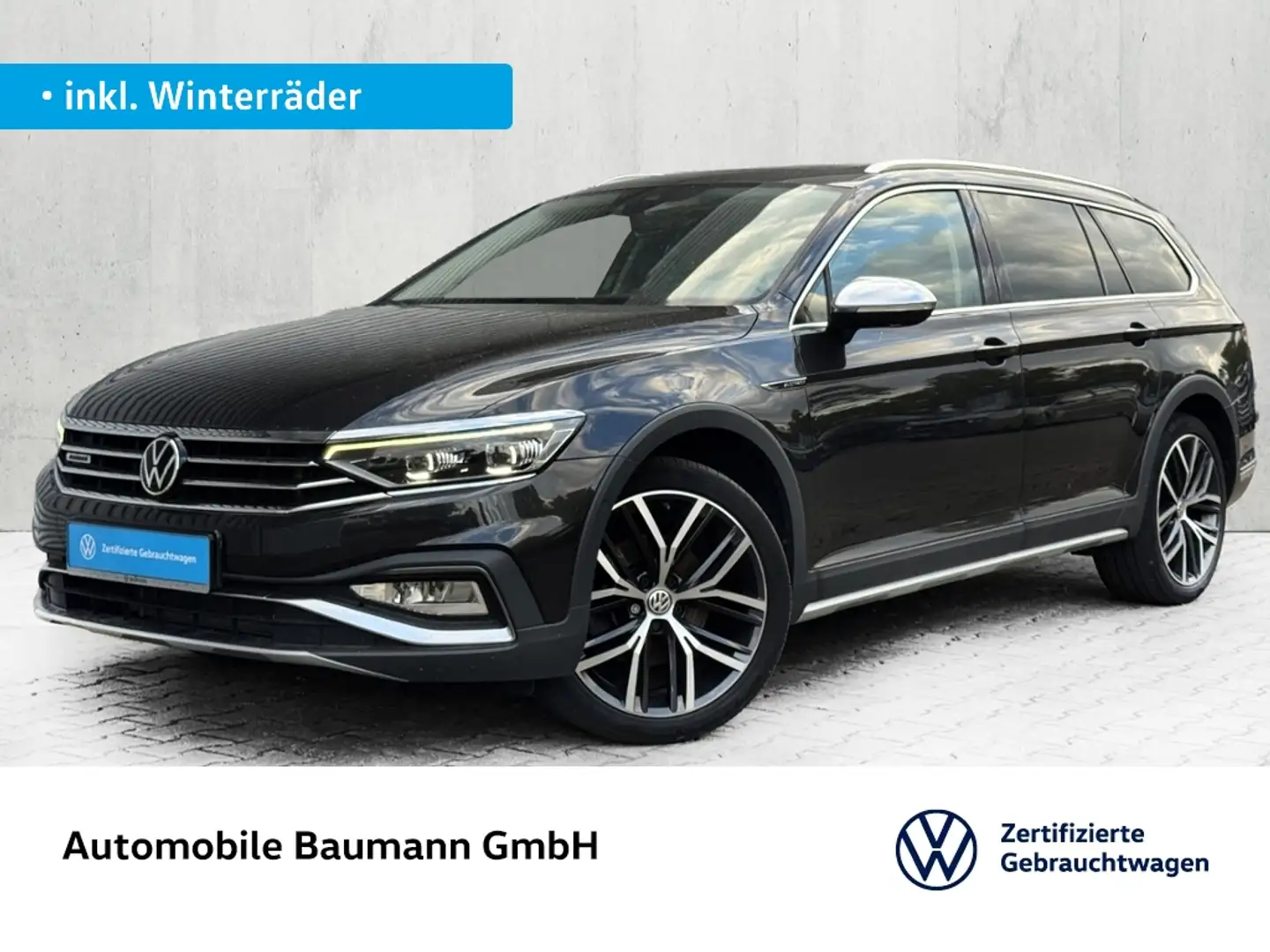 Volkswagen Passat Alltrack 2.0 TDI 4M *AHK*STDHZG*MATRIX* Сірий - 1
