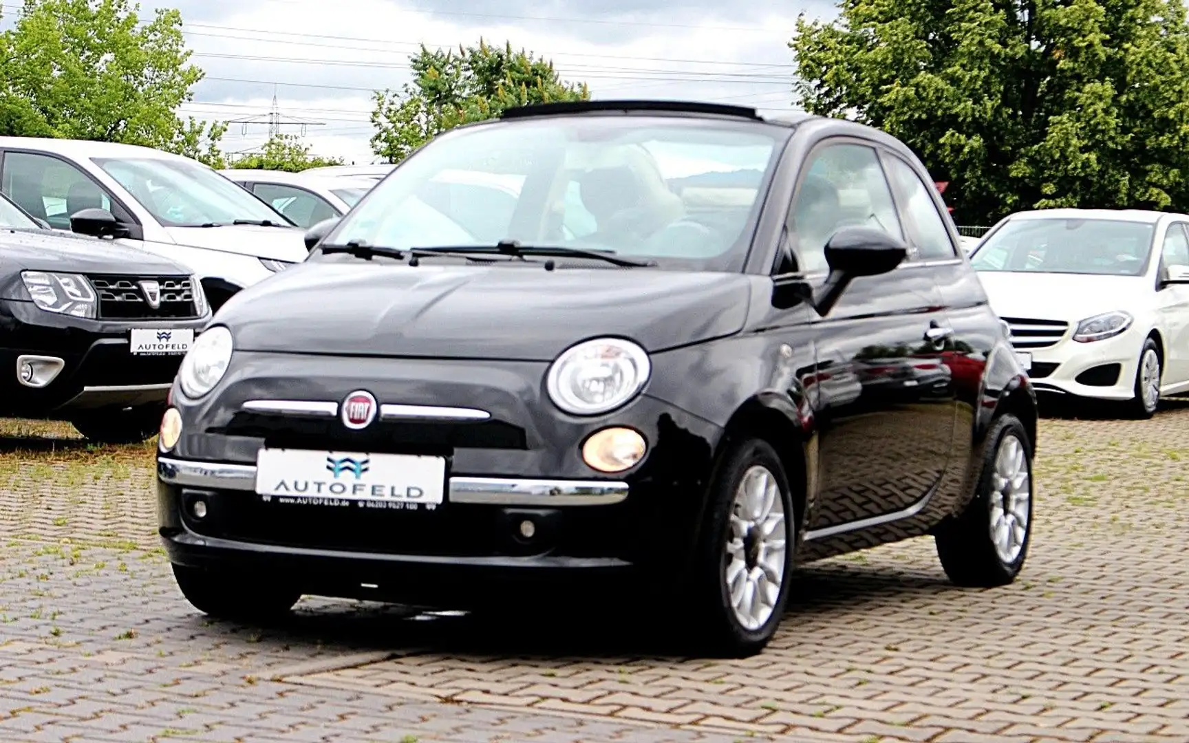 Fiat 500C 1.2 /SHEFT/ALLWETTER/KLIMA/LOUNGE Schwarz - 2