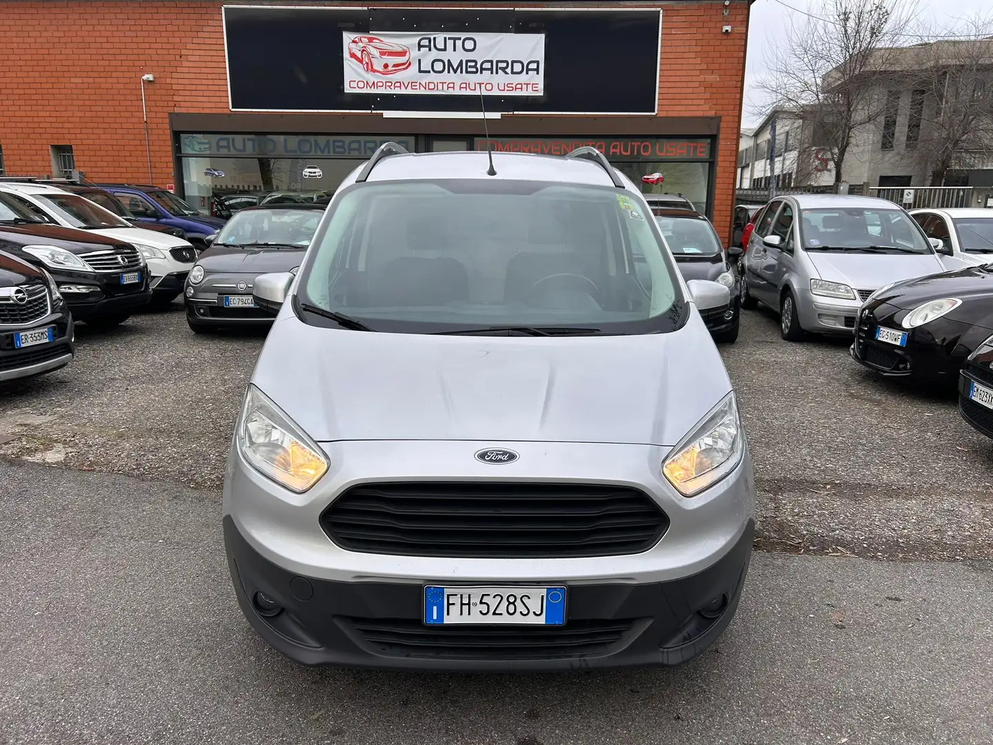 Ford Transit Courier 1.5 TDCI 75CV Furgone Euro 6b POSTI *150.000km* Gris - 2