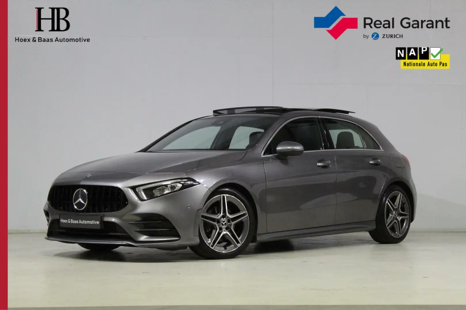 Mercedes-Benz A 200 AMG/Pano/Camera/Stoelverw/ACTIEPRIJS! Grijs - 1
