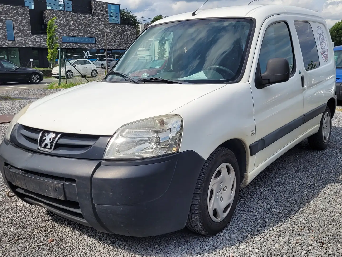 Peugeot Partner 1.6 HDi AL GEKEURD ROOS FORM TREKHAAK euro 4 2008 Blanc - 1