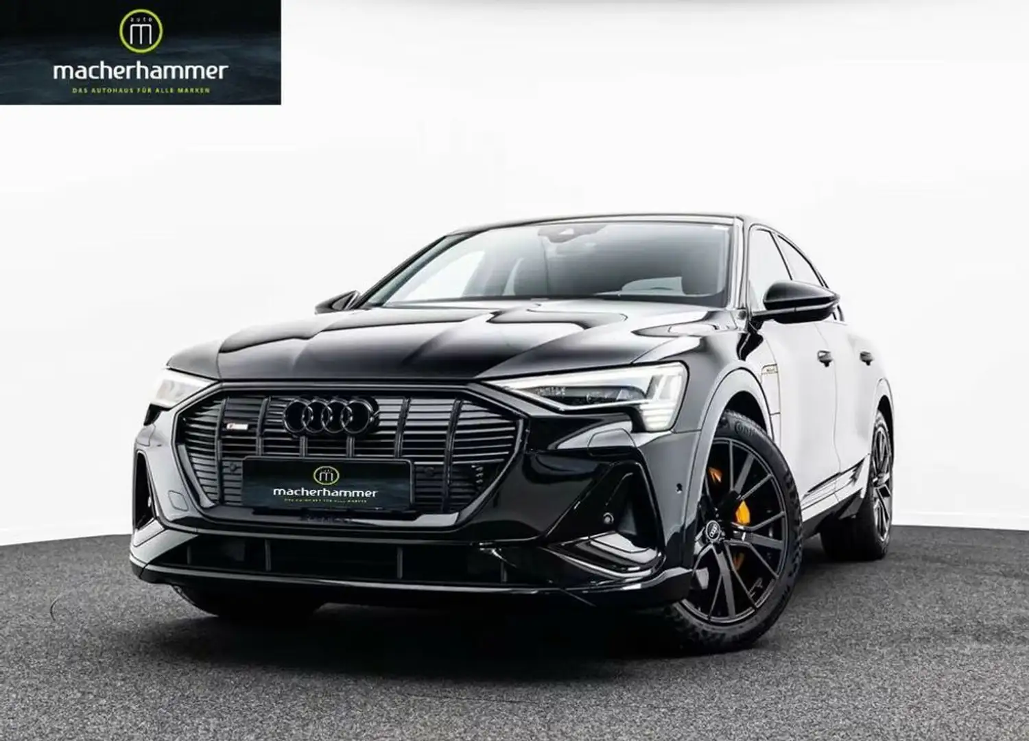 Audi e-tron 55 SB S LINE*BLACK-EDIT*PANO*KEY*MATRIX*ACC Noir - 1