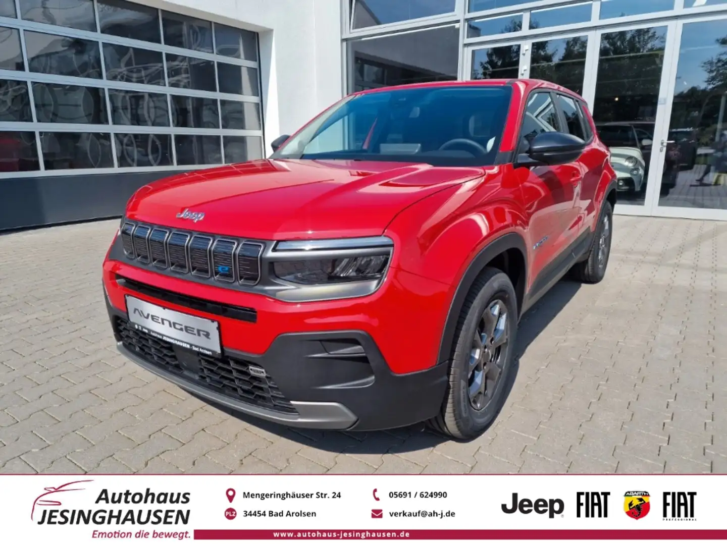 Jeep Avenger Elektro Longitude+ CarPlay Komfort-Paket Navi Digi Rosso - 1