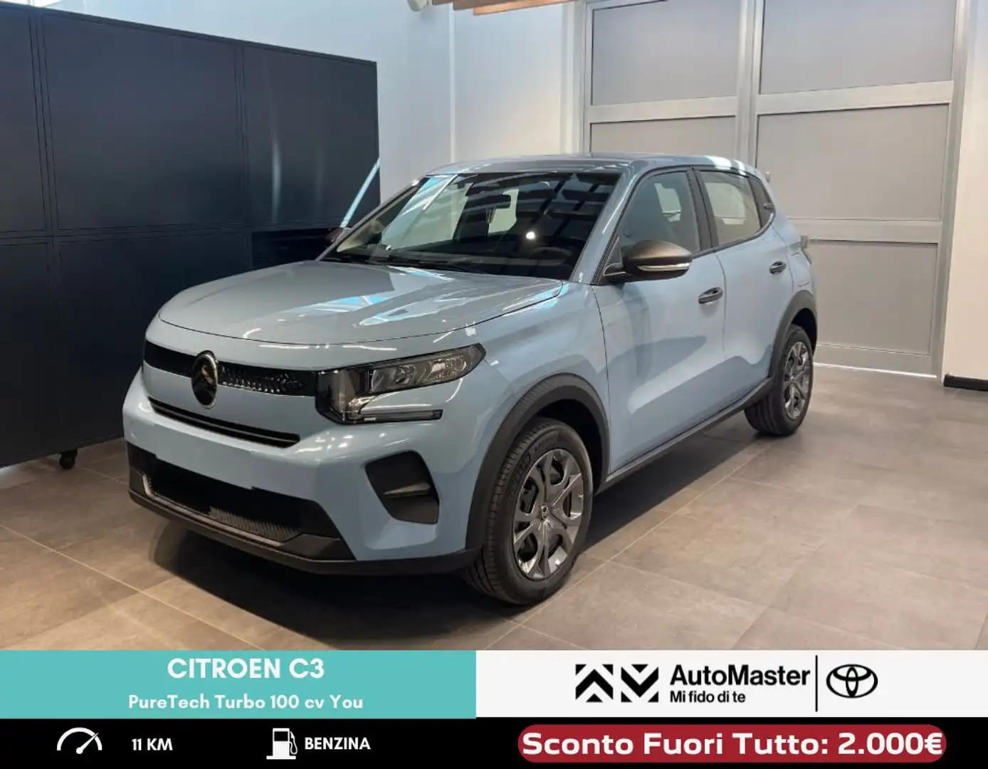 Citroen C3 PureTech Turbo 100 cv You Blu/Azzurro - 1