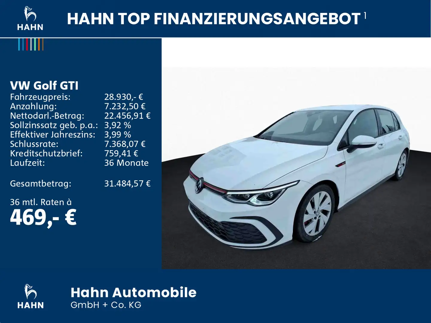 Volkswagen Golf GTI Golf VIII GTI 2.0TSI ACC Cam LED+ Navi PDC SHZ Weiß - 2