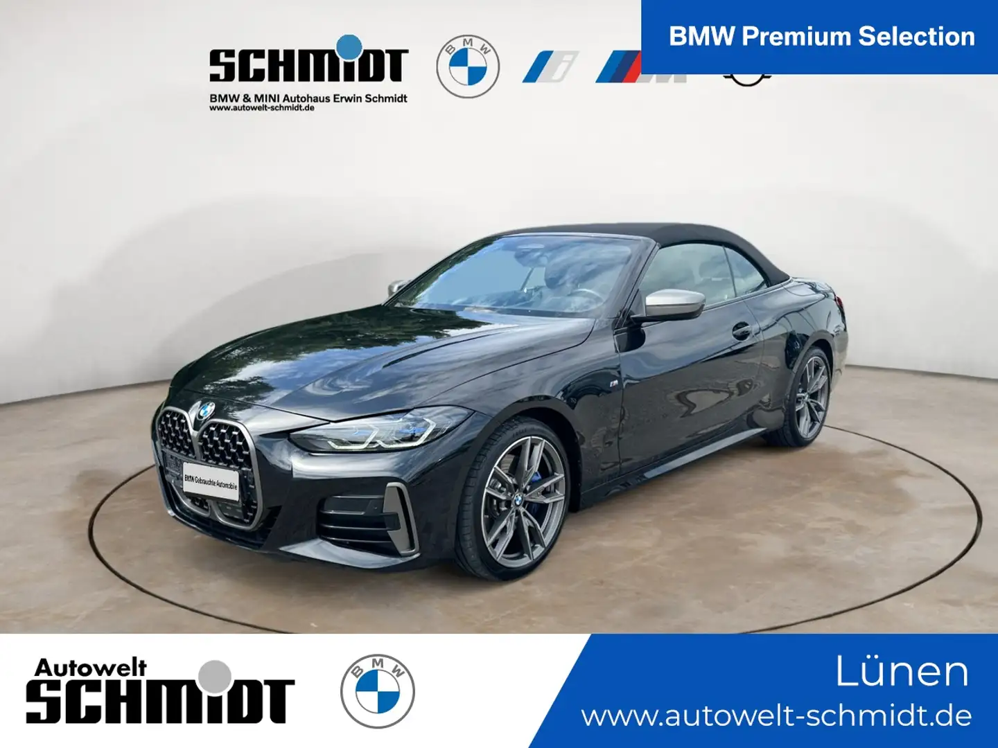 BMW 440 M440i xDrive Cabrio + 2Jahre-BPS.-GARANTIE Schwarz - 1
