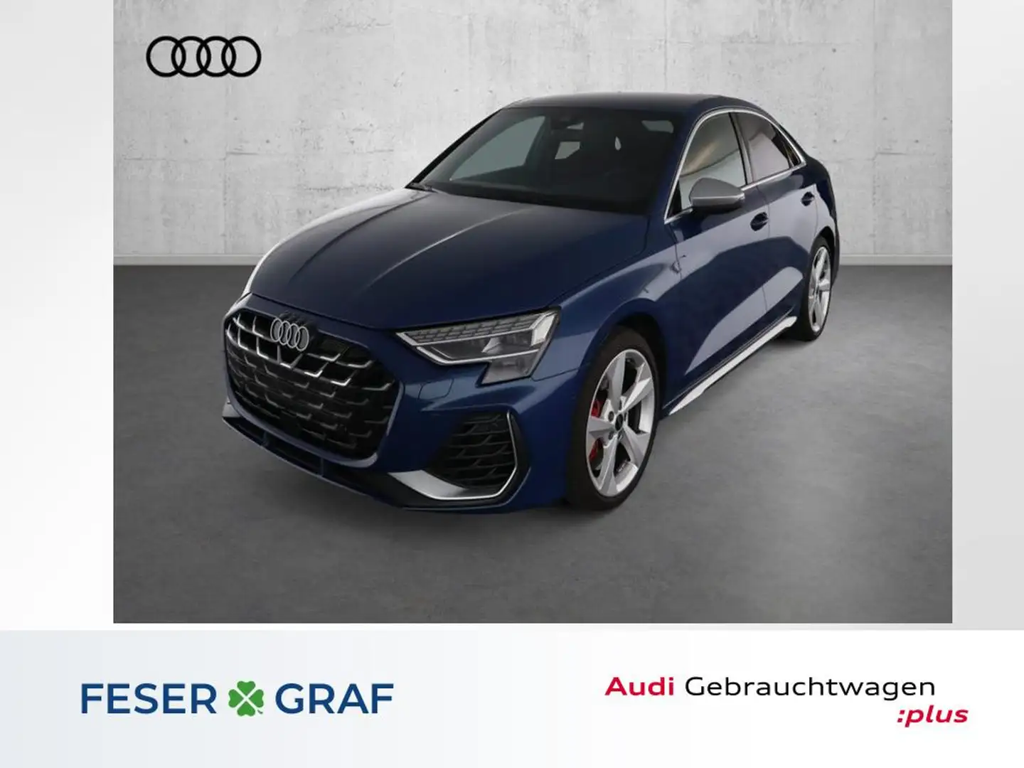 Audi S3 Limo 45 TFSI qu. Str.+KAMERA+MATRIXLED+NAVI Bleu - 1