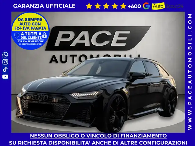 Audi RS6 4.0 V8 DYNAMIC PLUS LED 305 KM BLACK PACK ACC PDC