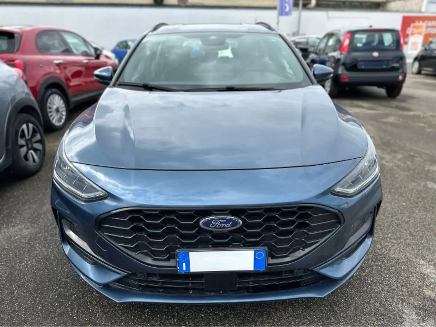 Ford Focus Wagon 1.0 EcoBoost Hybrid ST-line Design Blau - 2