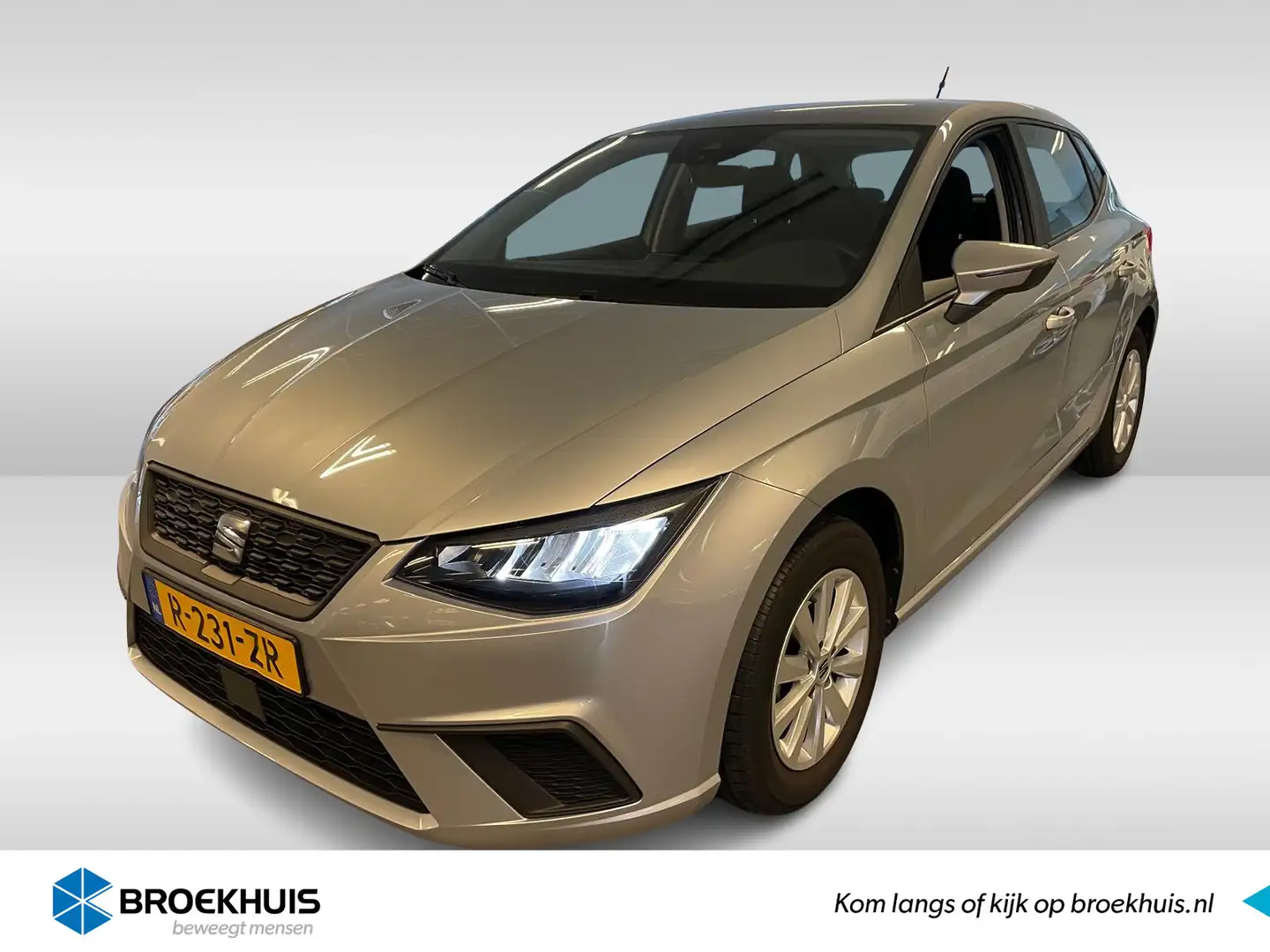 SEAT Ibiza 1.0 95PK EcoTSI Style | Apple Carplay & Android Au Argent - 1