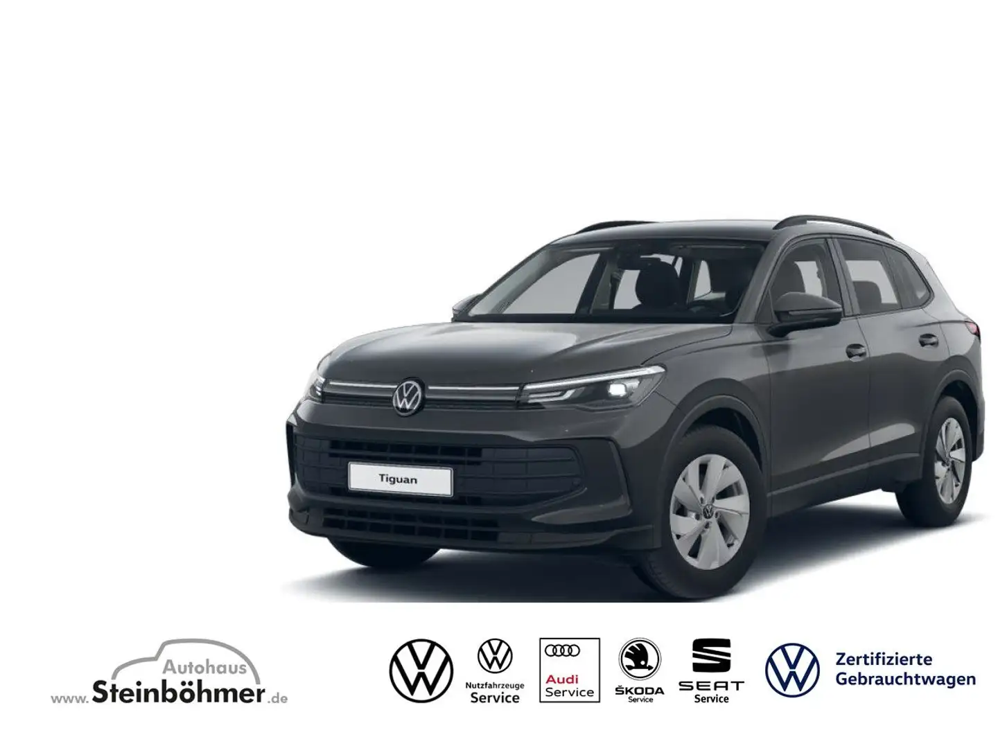 Volkswagen Tiguan 1.5 eTSI DSG TAGESZULASSUNG Bestellfzg. LED Grau - 1