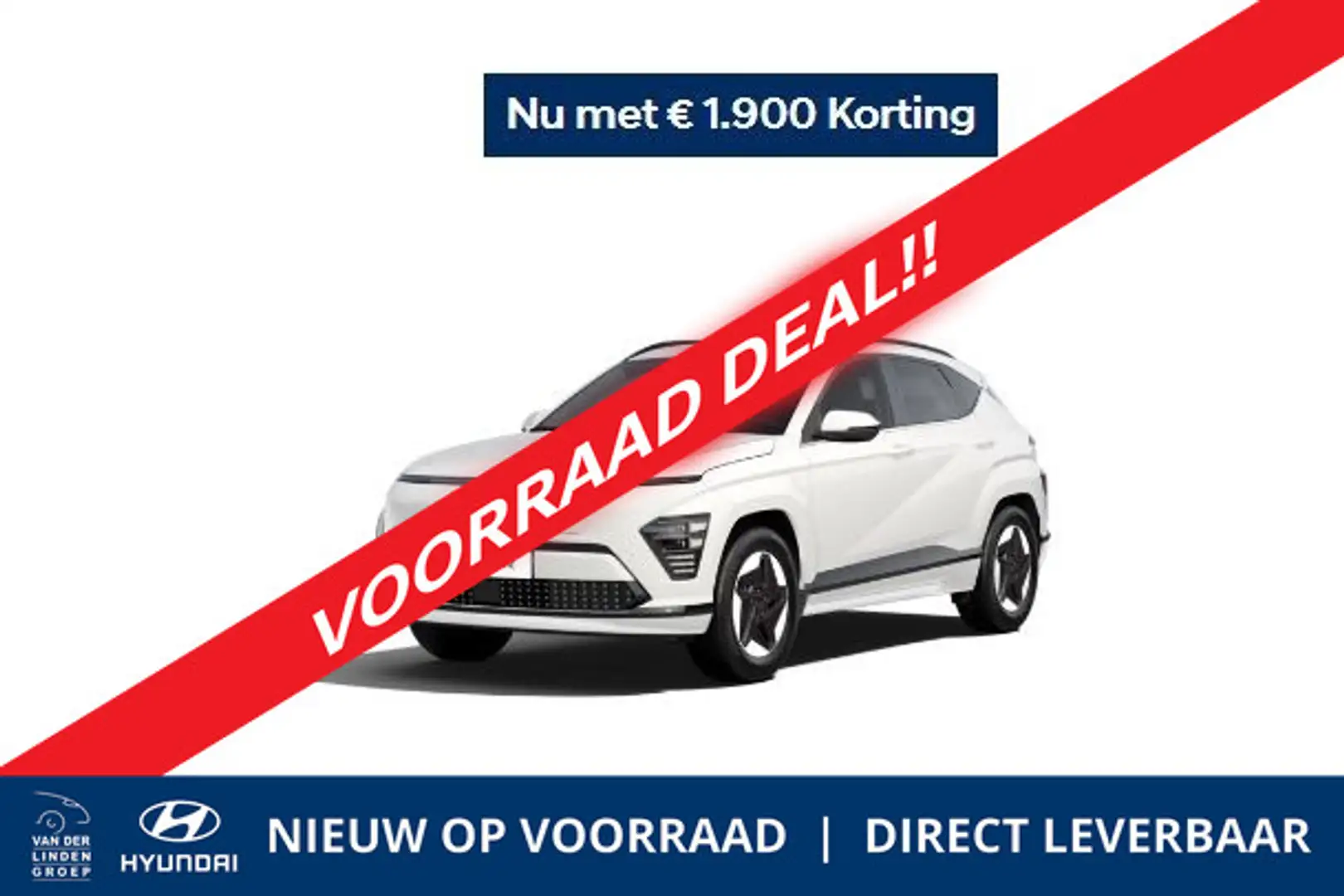 Hyundai KONA Electric Comfort Smart 65.4 kWh |DIRECT LEVERBAAR| Wit - 1