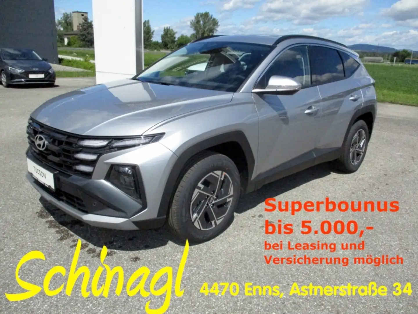 Hyundai TUCSON NX4 Jubile 1,6 T-GDi 2WD 48V t5bj1 Silber - 1