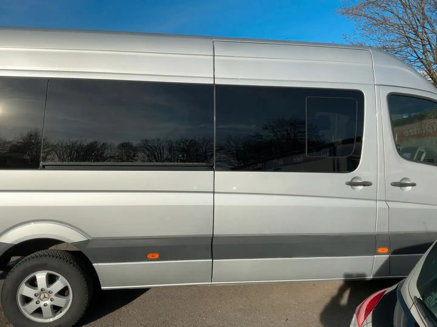 Mercedes-Benz Sprinter 316 CDI Maxi "1.Hand,4Si,Klima,AHK" Argent - 2