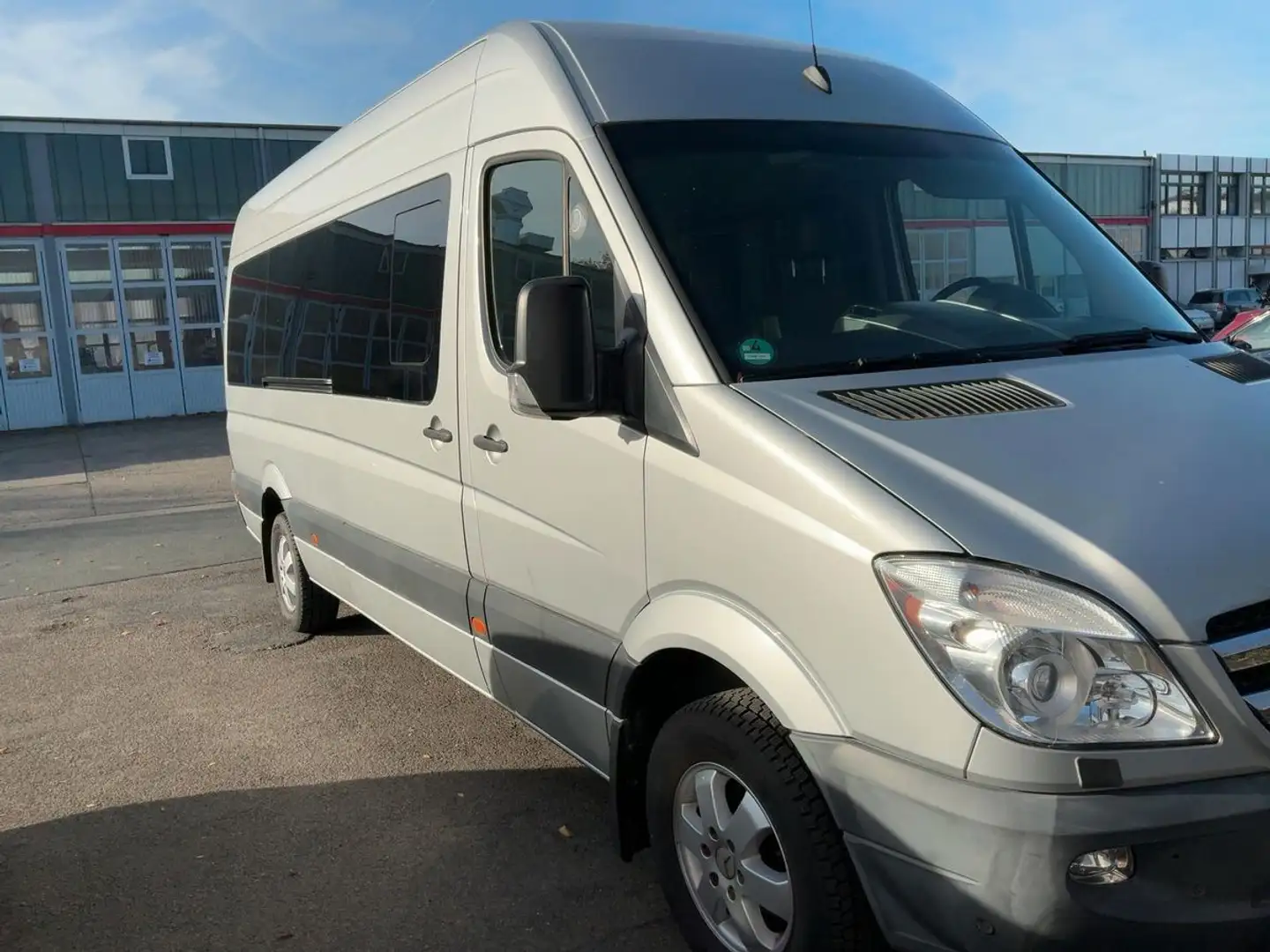 Mercedes-Benz Sprinter 316 CDI Maxi "1.Hand,4Si,Klima,AHK" Argent - 1