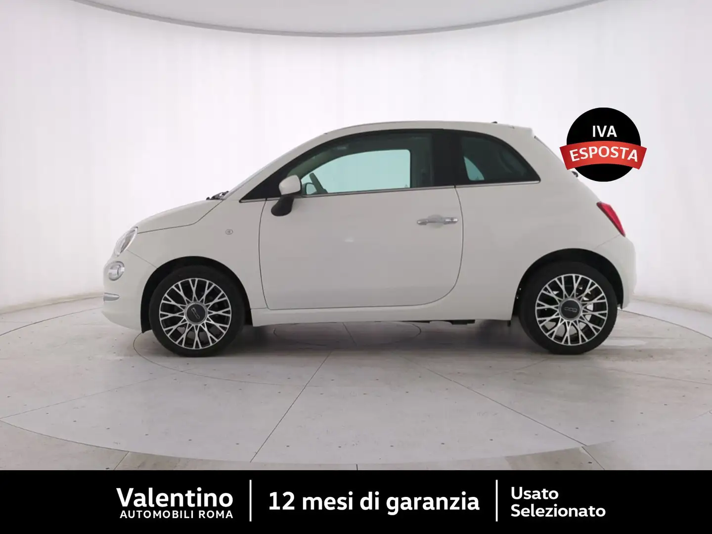 Fiat 500 1.0 Hybrid Lounge Bianco - 2