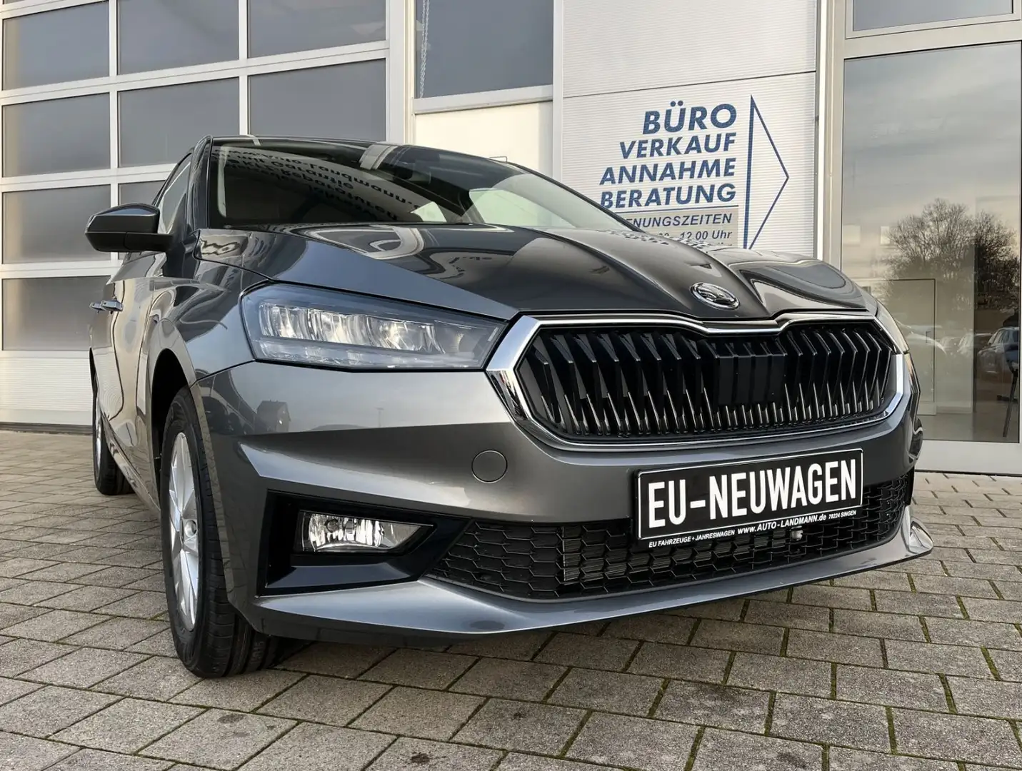 Skoda Fabia 1.0 TSI DSG SHZ PDC KAM LED 15" 5J GAR Grau - 1