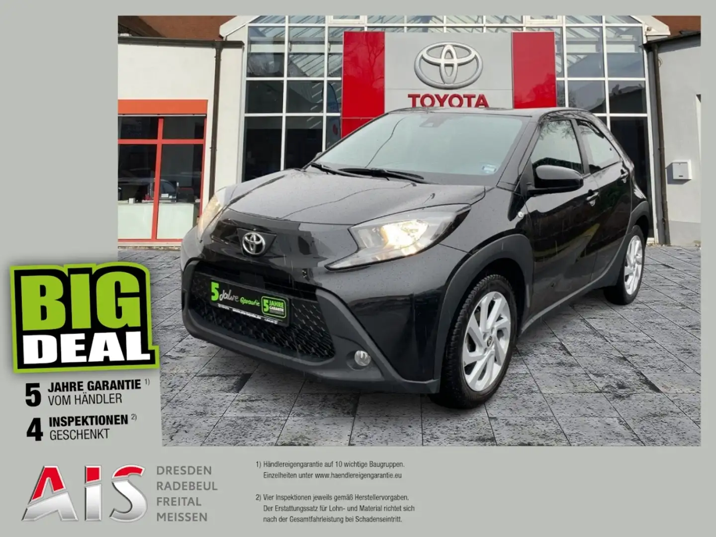 Toyota Aygo 1.0 Play FLA SpurH KAM ACC Czarny - 1
