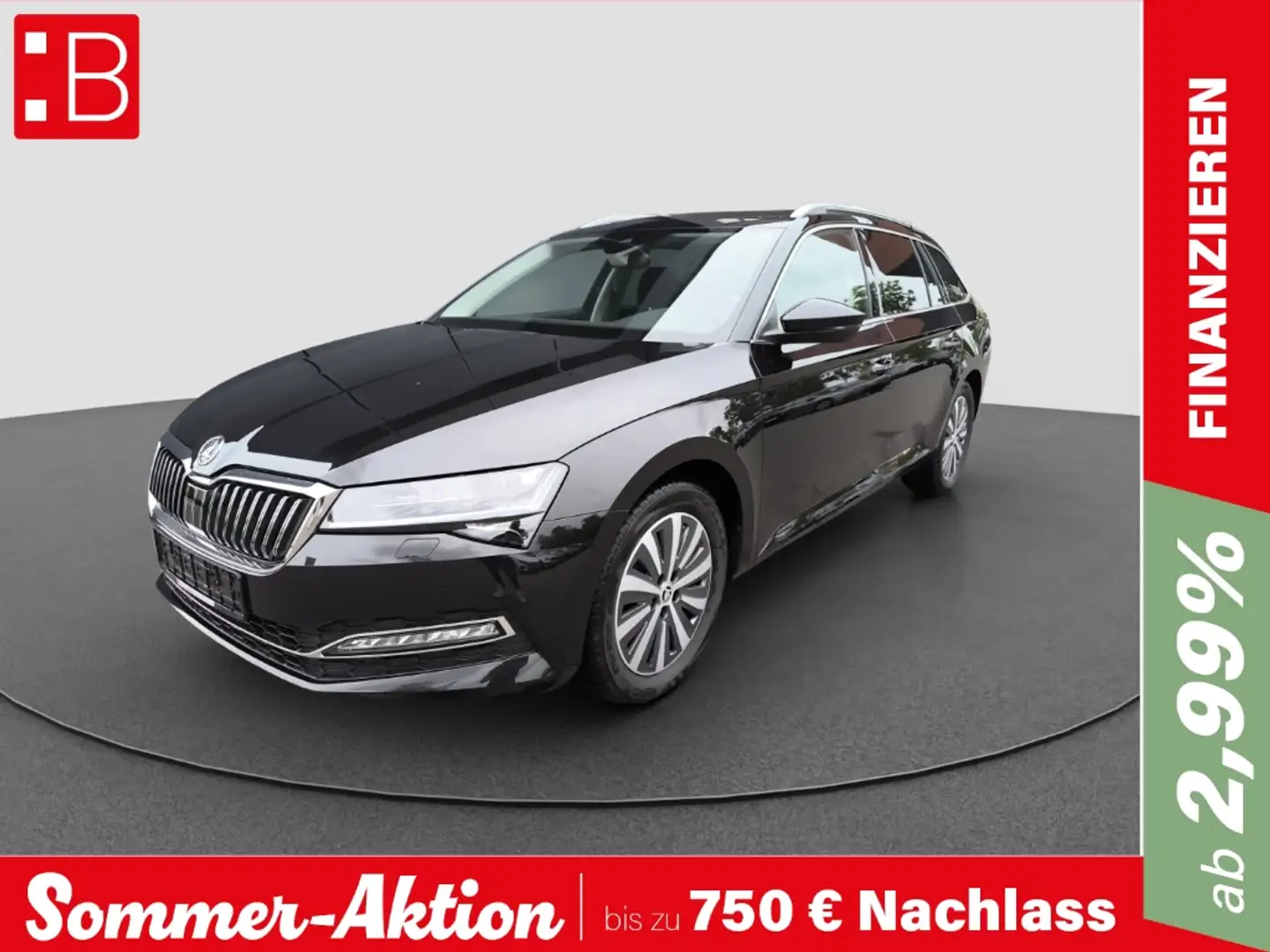 Skoda Superb Combi 1.5 TSI ACT DSG Style AHK LED NAVI RFK PDC S Negro - 1