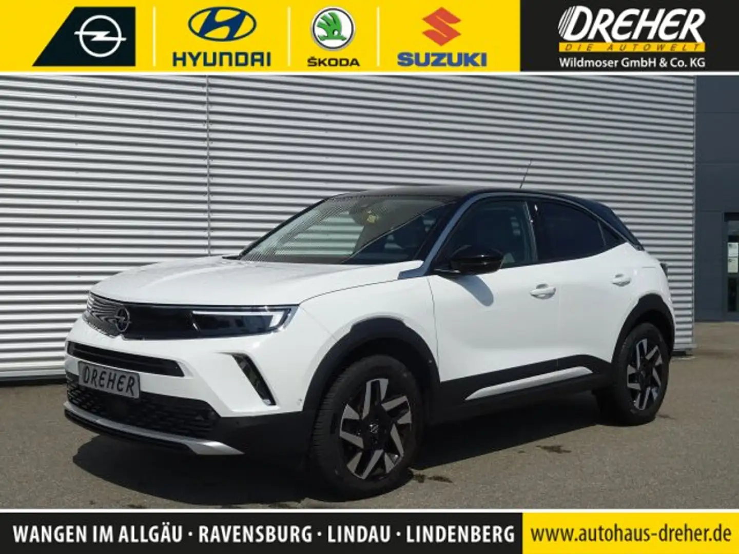 Opel Mokka Mokka 1.2 Turbo Elegance Navi/Autom./Kamera/DAB Wit - 1