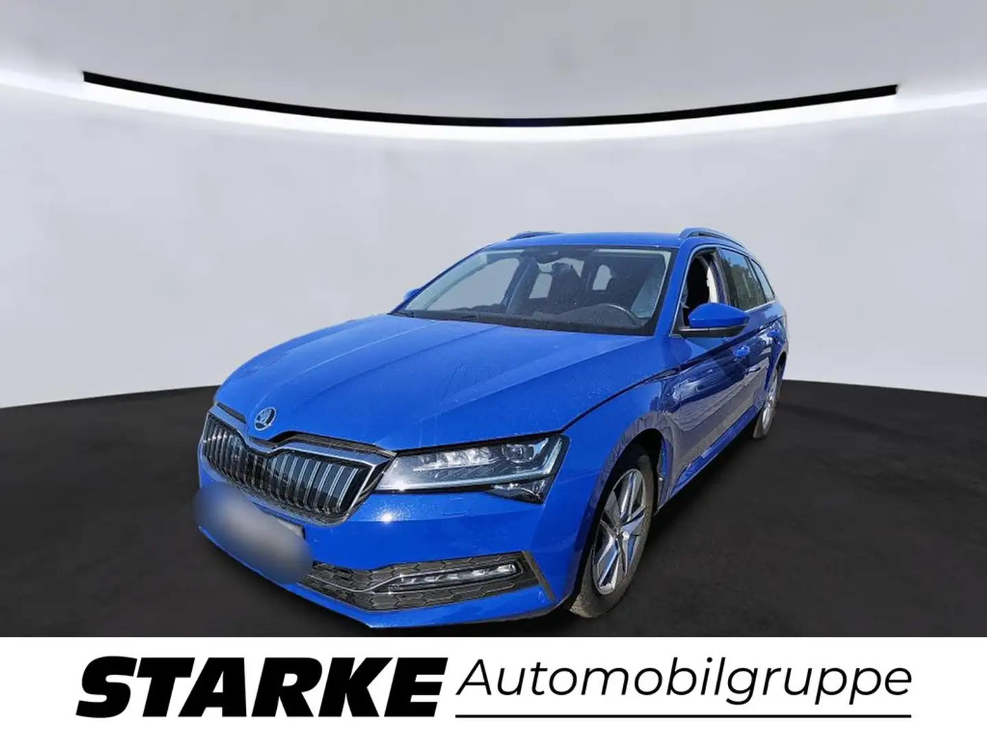 Skoda Superb Combi 1,4 electric/TSI Style iV Blauw - 1
