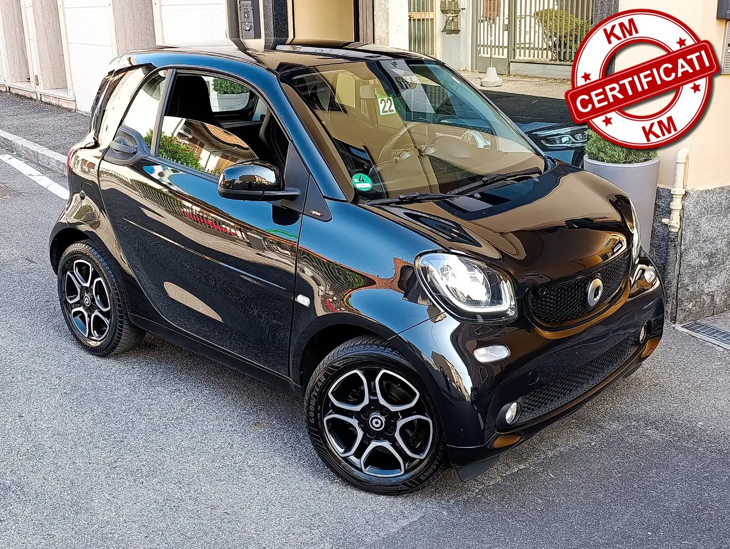 smart forTwo 1.0 Prime 71cv aut Km 30.755 tagliandata Mercedes Noir - 1
