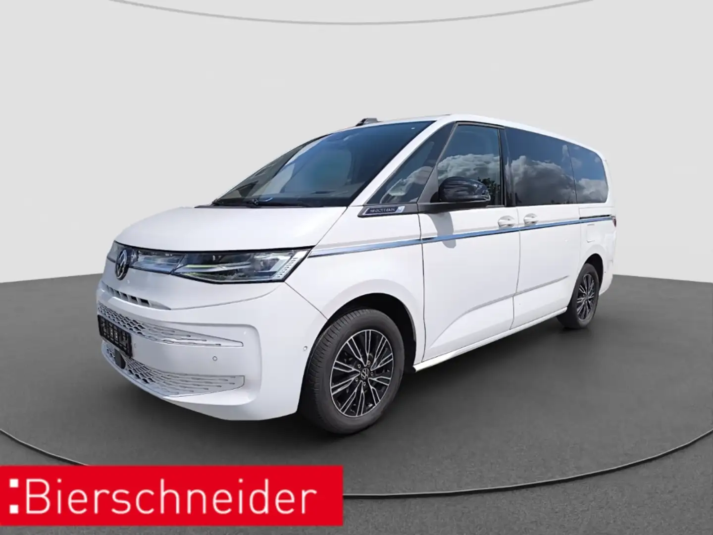 Volkswagen T7 Multivan 2.0 TDI DSG Style lang NAVI HEAD UP MATRIX RFK SMA Weiß - 1
