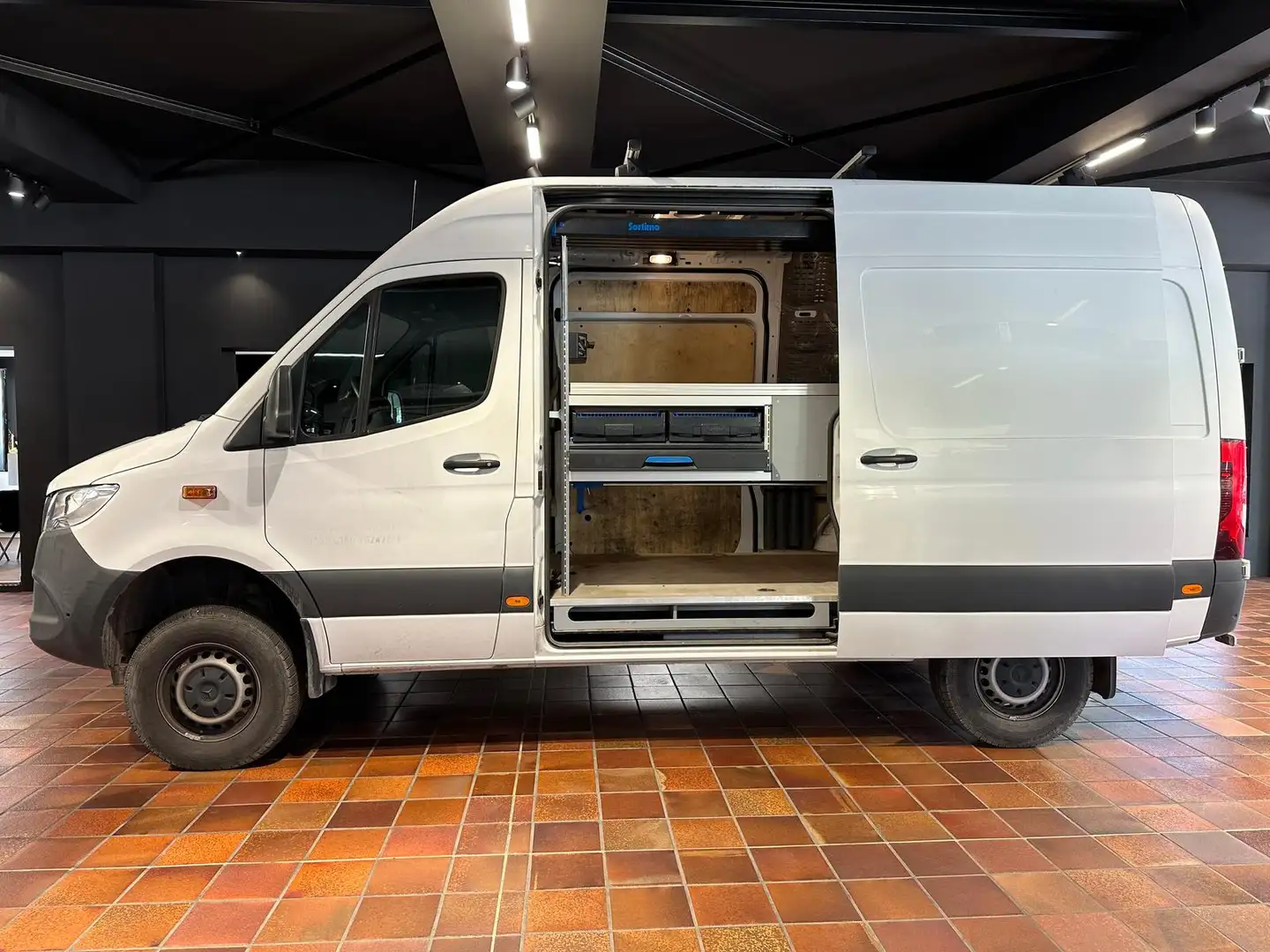 Mercedes-Benz Sprinter 316 4X4 L2H2 2X SCHIEBETÜR STANDHZ WERKSTATTAUSBAU Blanc - 1