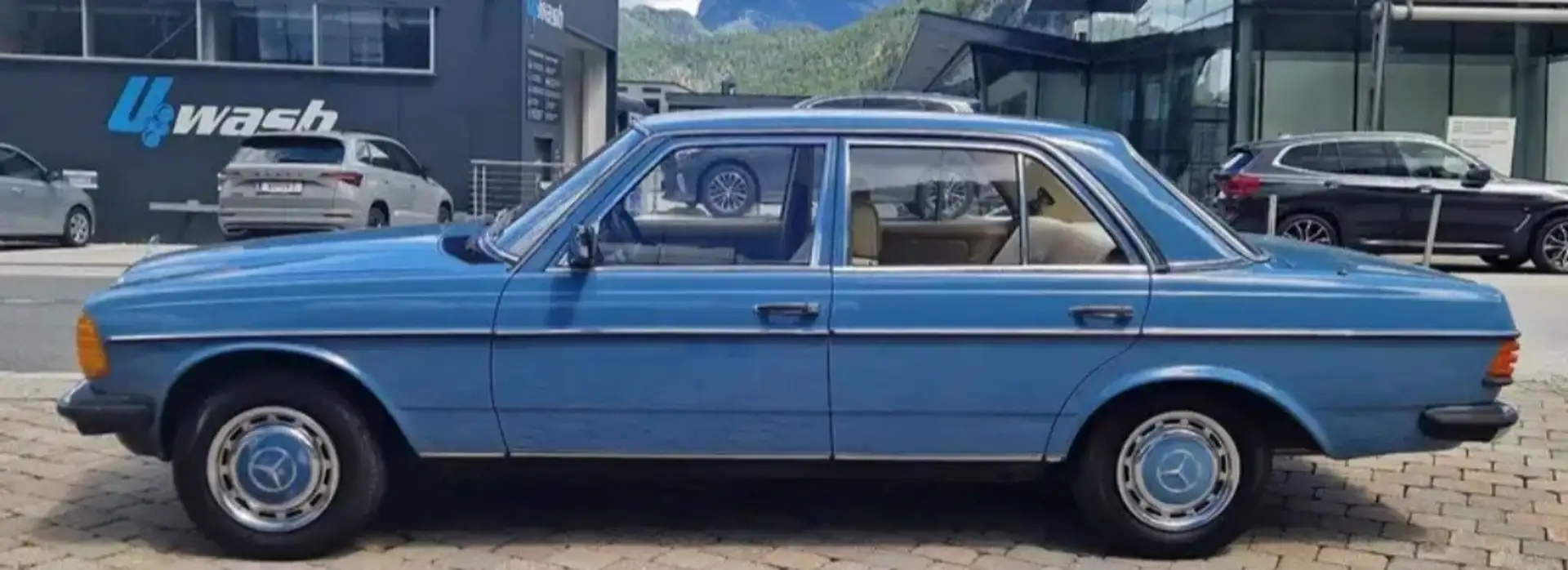 Mercedes-Benz E 200 W123 Automatik*2.Be*Reifen+Service&Pickerl Neu Blau - 1