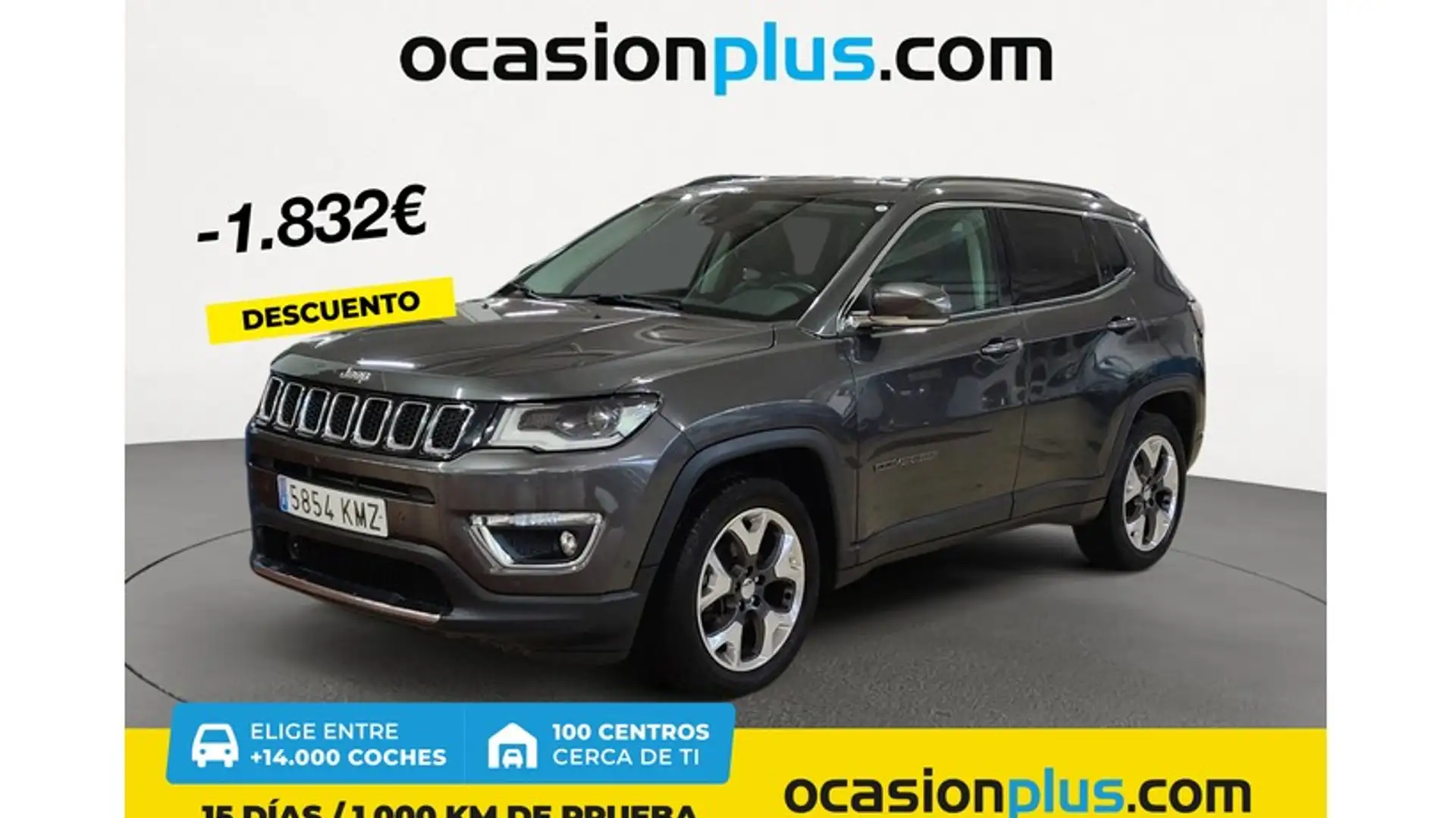 Jeep Compass 1.6 Mjt Longitude 4x2 Gris - 1
