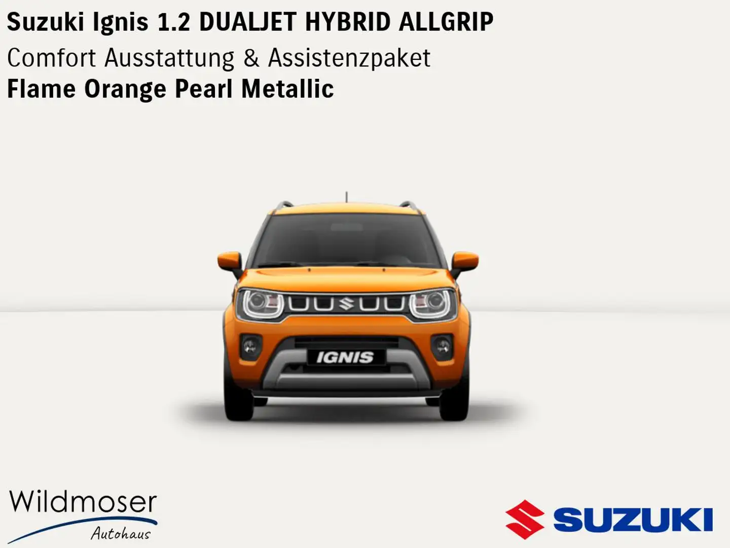 Suzuki Ignis ❤️ 1.2 DUALJET HYBRID ALLGRIP ⏱ 5 Monate Lieferzei Orange - 2