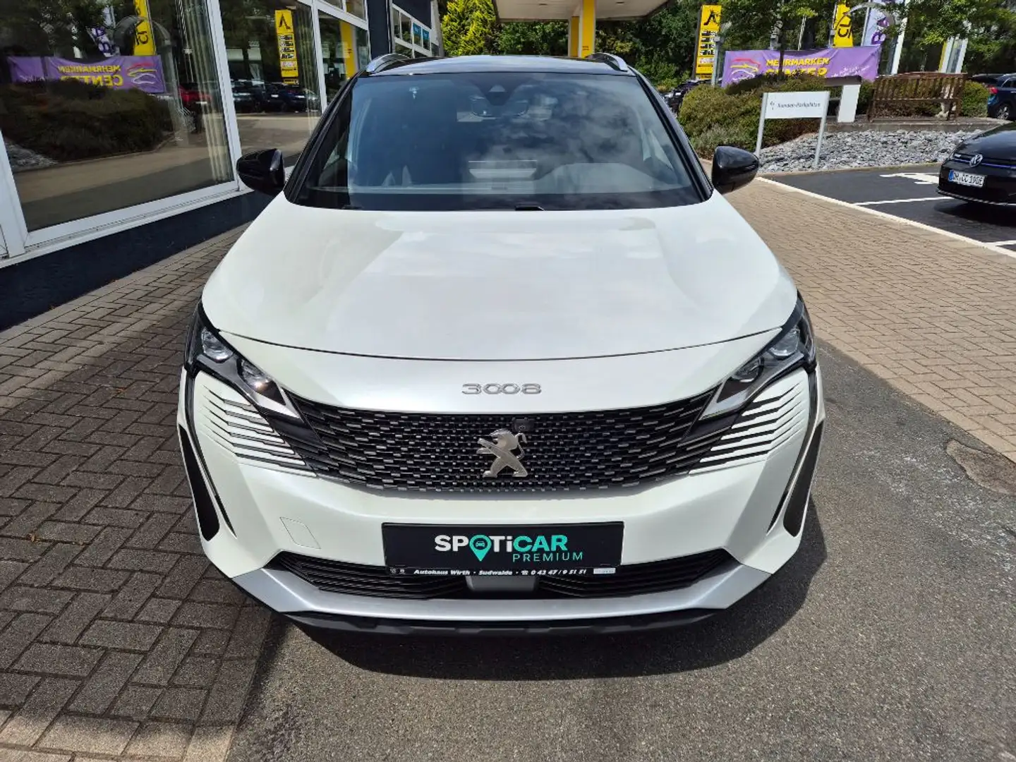 Peugeot 3008 GT Hybrid 146 e-DSC6 ACC+NAVI+AGR-SITZE+360° Blanc - 2