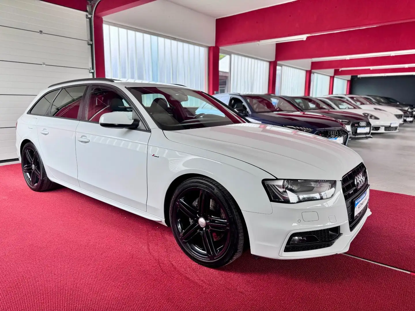 Audi A4 Avant 3x S line Pano B&O ACC AHK Kamera quatt Weiß - 2