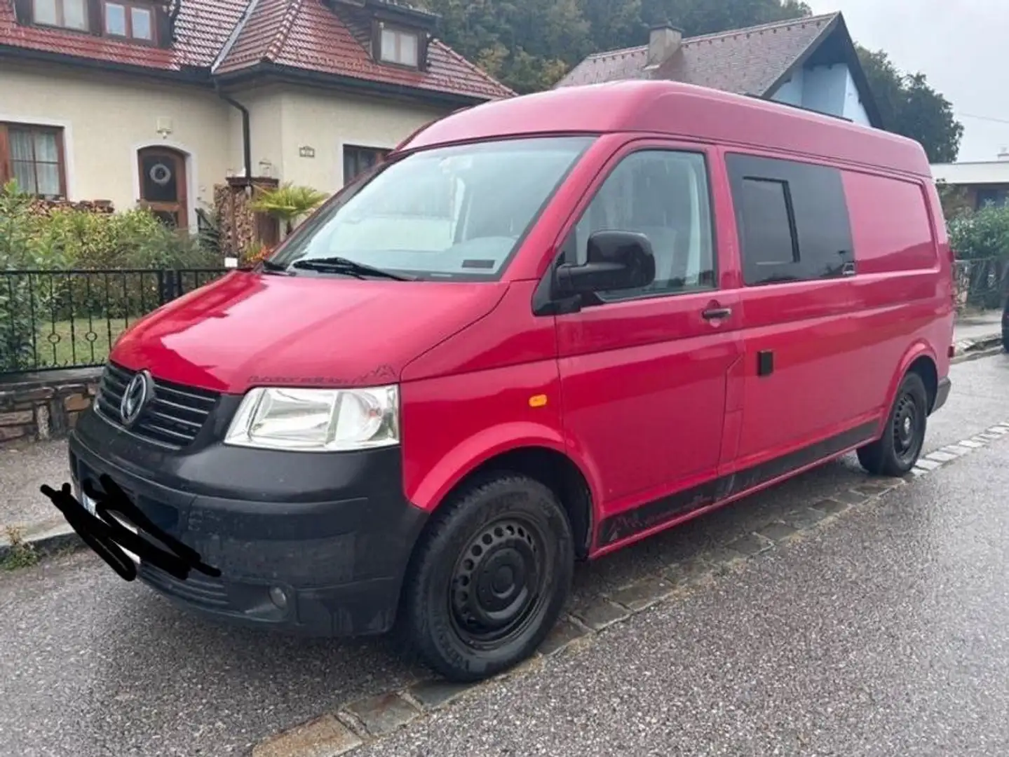 Volkswagen T5 Transporter Trendline 1,9 TDI Rot - 1