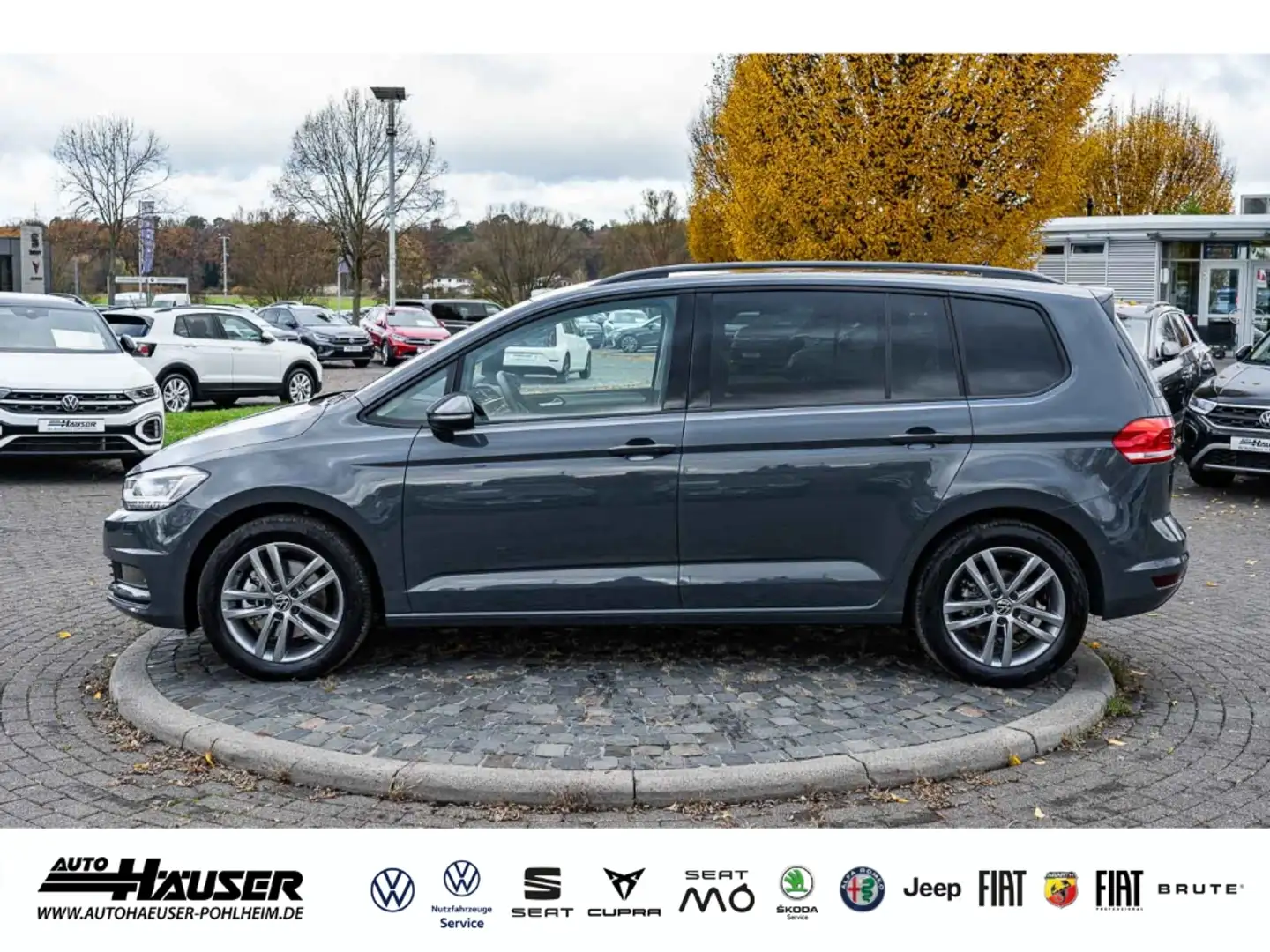 Volkswagen Touran Comfortline 1.5 TSI DSG 7-SITZER EL. HECKKL. NAVI Grau - 2